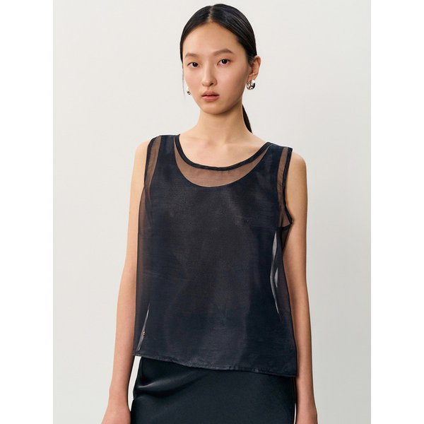 hegg sleeveless blouse _ Black