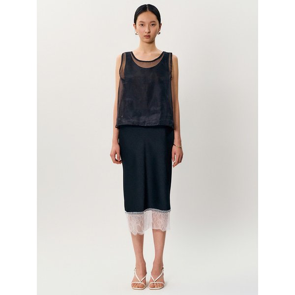 hegg sleeveless blouse _ Black