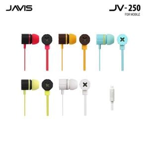 자비스 스마트폰이어폰 풍부한사운드 통화 JV-250