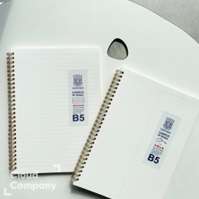 노트 밀크 PP 코넬노트 스프링 연습장 오답 4분할 수학 모눈공책 방안 B5