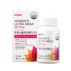 [GNC 어머님 건강세트]우먼스울트라메가50+(60정)+비타민C1000(90정)