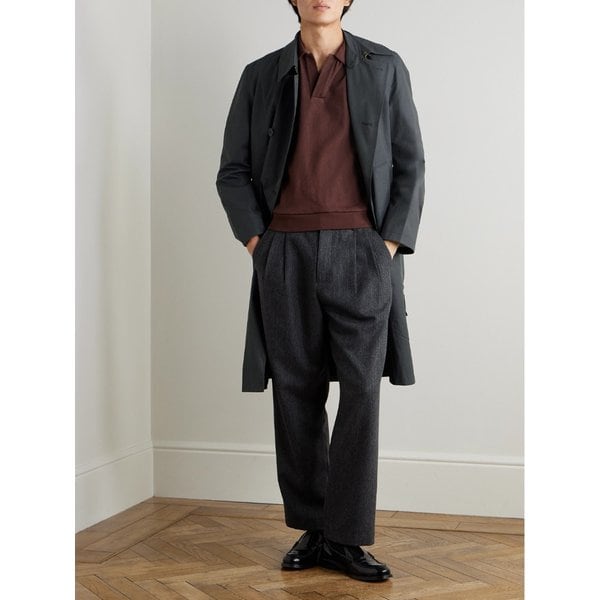 알버스 웨이스트 벨트 위븐 트렌치 코트 46376663162967881