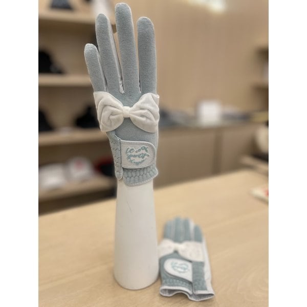 [여주점] 여성 리본 플리스 장갑 GP422LGLO1 LGRN