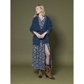 ETHNIC PAISLEY DRESS _ BLUE