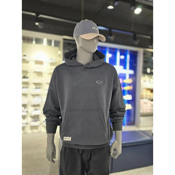 [파주점] 공용 절개 포인트 스몰 로고  후드티(FS2POH1105X-DGY)