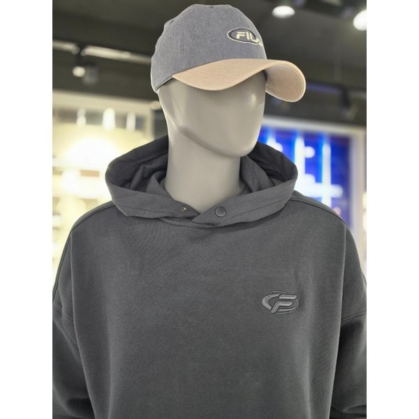 [파주점] 공용 절개 포인트 스몰 로고  후드티(FS2POH1105X-DGY)