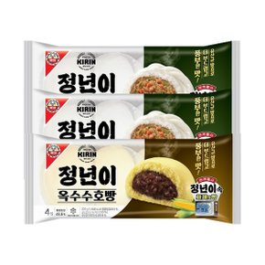 정년이 기린 호빵 야채 (4입)x2개+옥수수 (4입)x1개