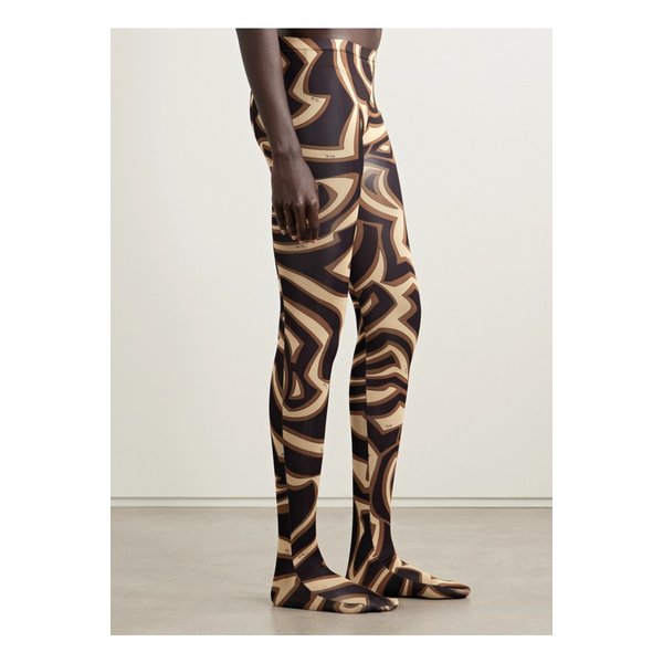 스와를 모티브 프린트 타이츠 46376663162932327