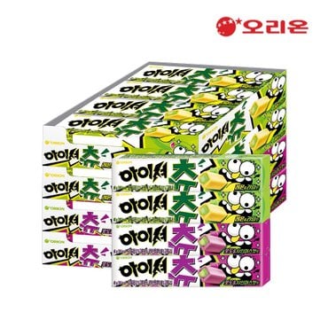 오리온 아이셔츄 레몬라임 1p x 24개+포도샤인머스캣 1p x 24개