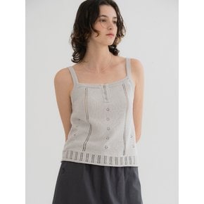 Basil knit sleeveless (mint gray)