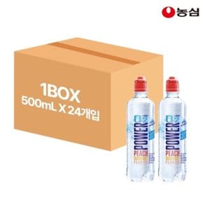 농심 파워오투 복숭아자몽 500ml 24개 이온음료