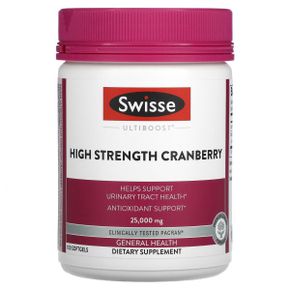 Swisse (스위스) Ultiboost 고영양 크랜베리 25000mg 소프트젤 100정