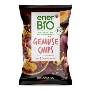 독일 로스만 enerBiO 에너바이오 야채 칩 75g