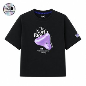 [노스페이스 키즈 공식] 키즈 업홀드 반팔 티 NT7US02U_BLK