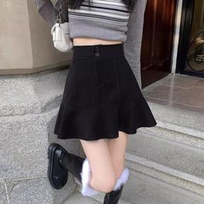 [라일리의류] Rly 여성 투버튼 물결 치마바지 1P 봄 여름 데일리 스커트 (S14621992)