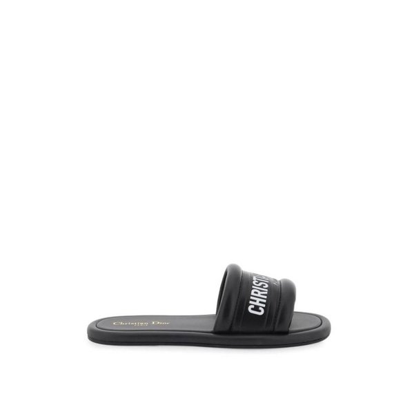 디올 뮬 슬리퍼 KCQ861LBO 900 BLACK DOM