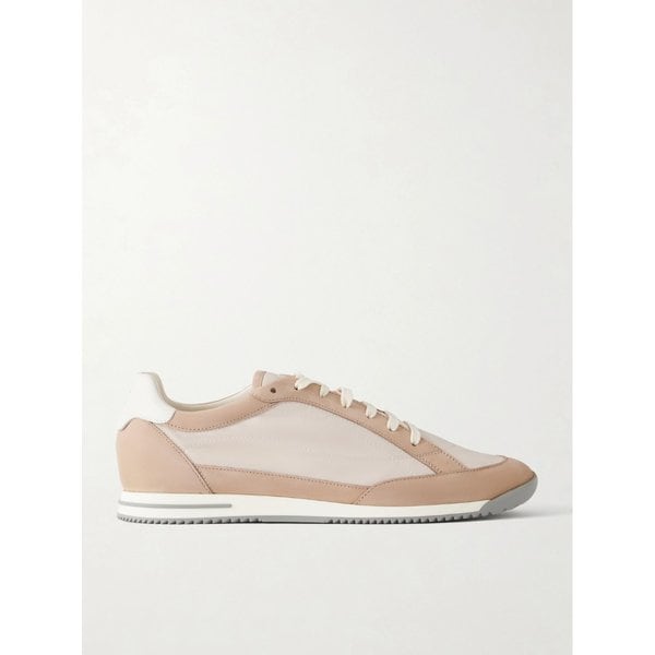 브루넬로쿠치넬리 스웨이드 트림 캔버스 스니커즈 46376663163130178