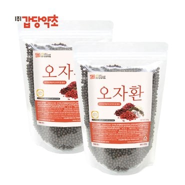 갑당약초 오자환 600gX2팩 구성 총1200g (구기자 오미자 복분자 산수유 토사자 사상자)