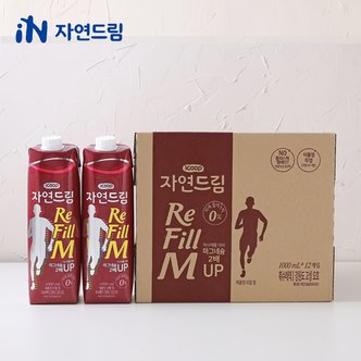 자연드림 리필엠 기픈물 1,000ml x (12개입) (멸균종이팩생수/심층수)