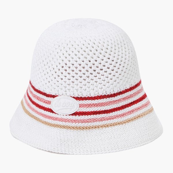 [여주점] 여성 멀티 컬러 니트 햇 GR122LCP22 WHTE