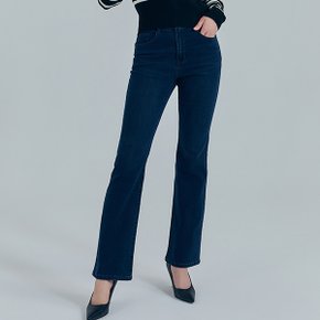 여성 간절기 라이크라 부츠컷 데님_네이비