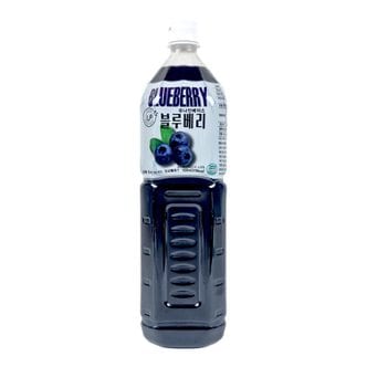 자연미가 해썹유나인 블루베리청 1.5리터x1병 /음료베이스