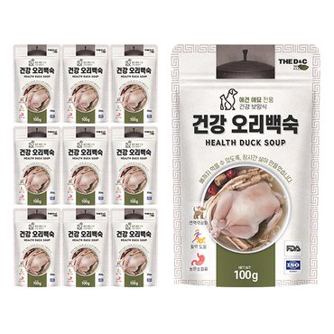 더독 더디앤씨 원조 건강 오리백숙100g 10개 1box