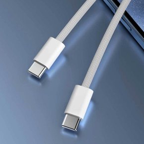 C타입 고속충전케이블 CtoC 데이터전송 1M 2M길이 60W PD TYPE-C 충전기 케이블