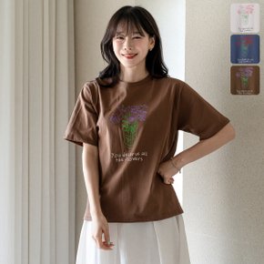 웰로즈 프린팅 반팔 티셔츠