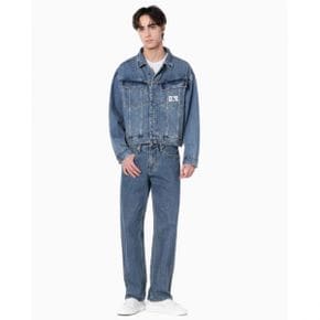 캘빈클라인 JEANS 남 스톤블루 90s 스트레이트핏 데님 J324989 1A4