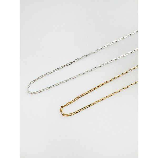 925silver Flat link chain Necklace