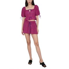 DRAWSTRING SKIRT Womens Skirt F7841_492 FUCHSIA