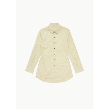 샵아모멘토 고셰 24SS GAUCHERE SINGLE PLACKET SHIRT IN DUSTY YELLOW