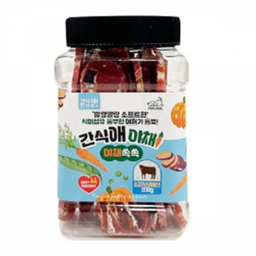 토리 간식애야채 통간식 소프트 소고기스테이크 200g X ( 2매입 )