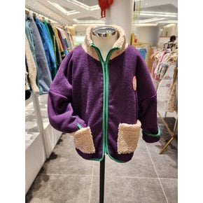 (C)PURPLE POLAR KIDS JACKET  (TC44-87)