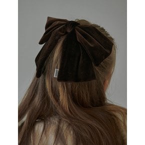 [단독] midnight ribbon pin - brown