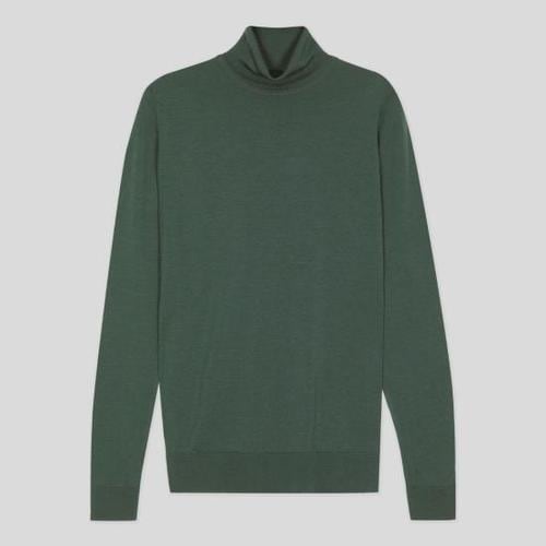 존스메들리 스웨터 CHERWELL PULLOVER ROLL NECK LS HIGHLAND GREEN