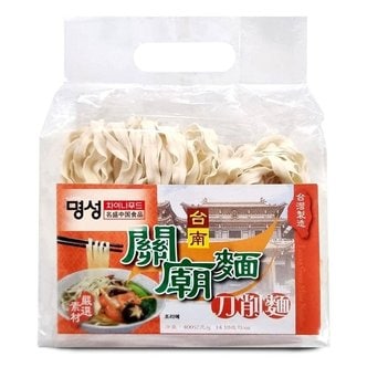  명성 차이나푸드 타이난 관묘면 도삭면 건면 400g (WC234CB)