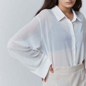 Flimsy Sheer Shirt White