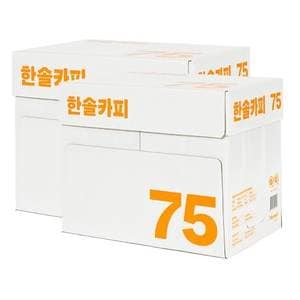  한솔복사용지 A4(75g) 2BOX / 5,000매