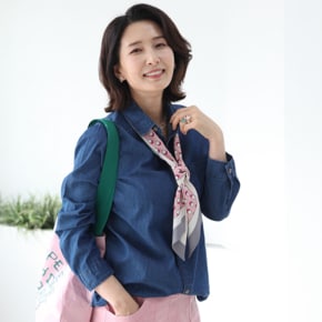 A42338 입체땡땡 양면  스카프 60대엄마옷