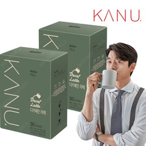 동서 맥심 카누 디카페인 라떼 30T X 2개(60T) 원두 커피