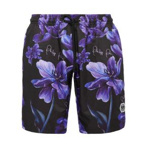 5347881 PHILIPP PLEIN Long Swim-Trunks Flowers