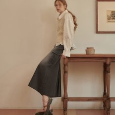 [SKIRT] Lisa Cargo Long Denim Skirt