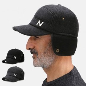 모직 귀달이 N볼캡 ELM143
