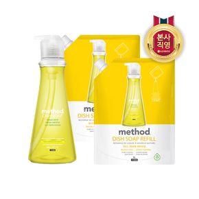 메소드 레몬민트 용기 532ML 친환경_RC + 리필 1000ml * 2개[31869762]