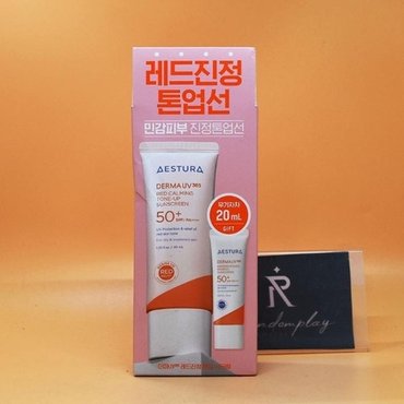  에스트라 더마 UV365 레드진정 톤업 선크림 40mL 기획 +무기자차 선크림 20mL