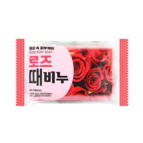 피부케어 로즈 때비누 150g 목욕 세신 한방비누 각질제거