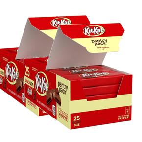 [해외직구] KIT KAT 킷캣 밀크 초콜릿 크리스피 와퍼 13g 25입 2팩