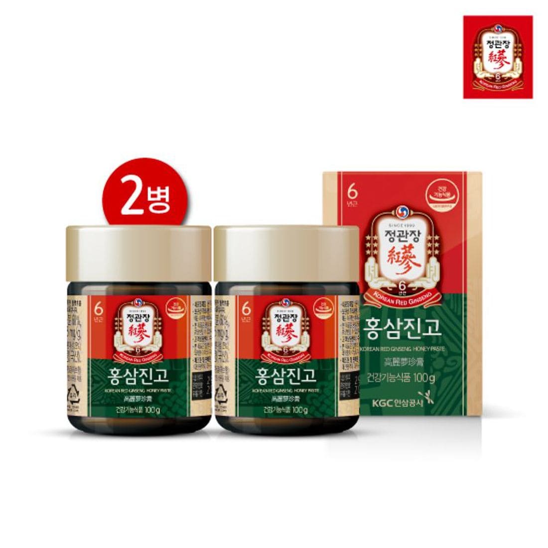 정관장 홍삼진고 100g x 2병+쇼핑백 2장[33320577], 믿고 사는 즐거움 SSG.COM